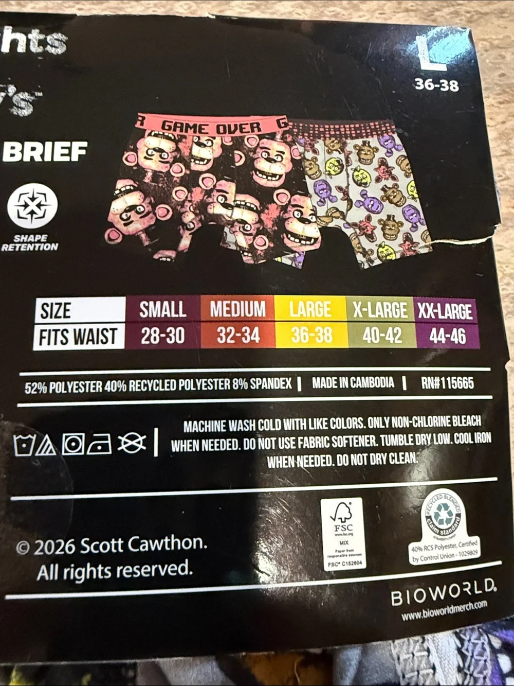 Five Nights at Freddy’s Boxer Briefs